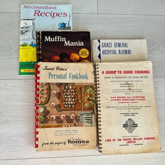 Collection of vintage recipe cookbooks “Five Roses” “Newfoundland Recipes” etc - Picture 1 of 4